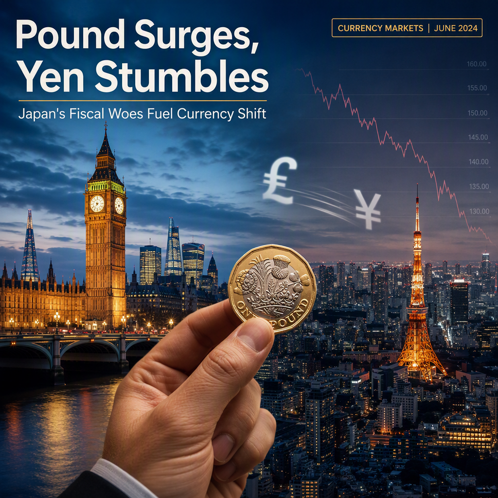 British Pound Hits Fresh Monthly High Against Yen Amid Japan's Fiscal Concerns