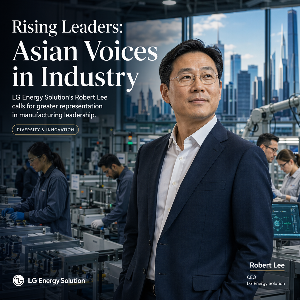 LG Energy Solution's Robert Lee Highlights Lagging Asian Representation in Industrial Sector