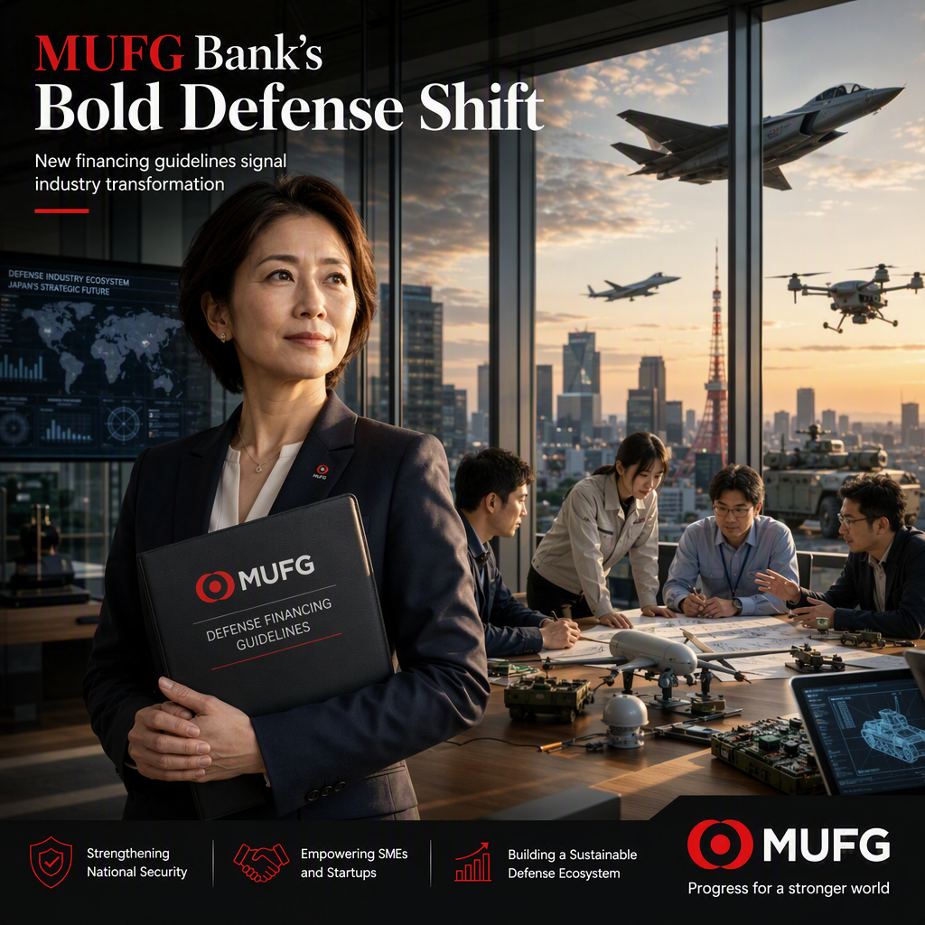 MUFG Bank to Support Japan's Defense Industry with New Financing Guidelines