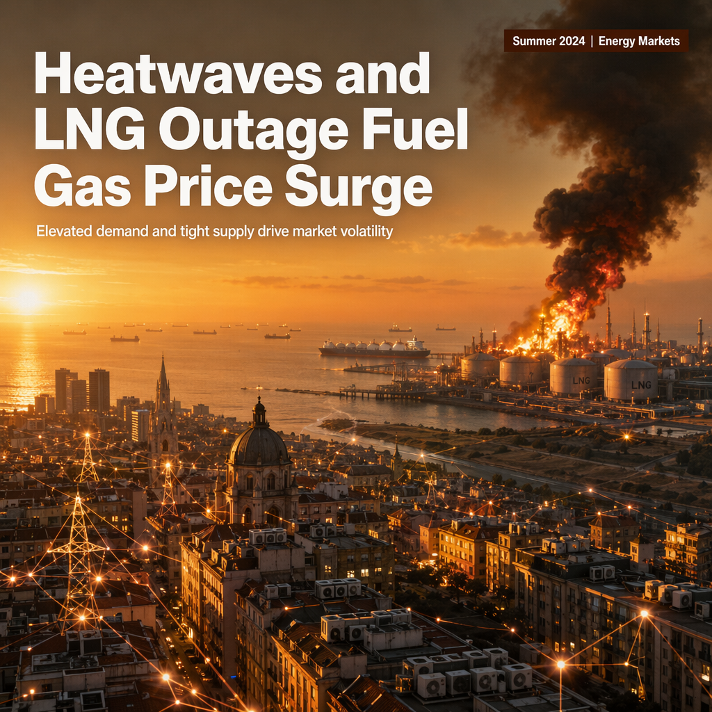 Heatwaves and Qatar LNG Outage Drive Upward Pressure on Natural Gas Prices