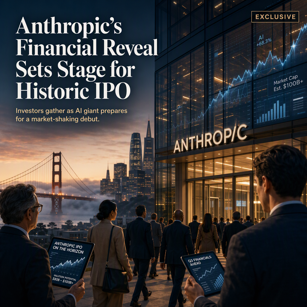 Anthropic to Reveal Q3 Financials to Investors Ahead of Potential Record-Breaking IPO
