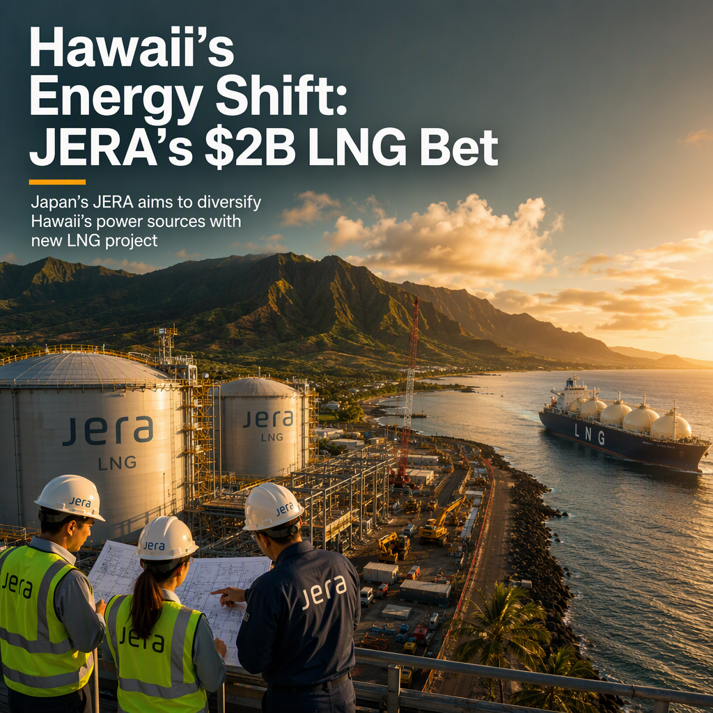 Japan's JERA Proposes $2 Billion LNG Power Project to Diversify Hawaii's Energy Mix