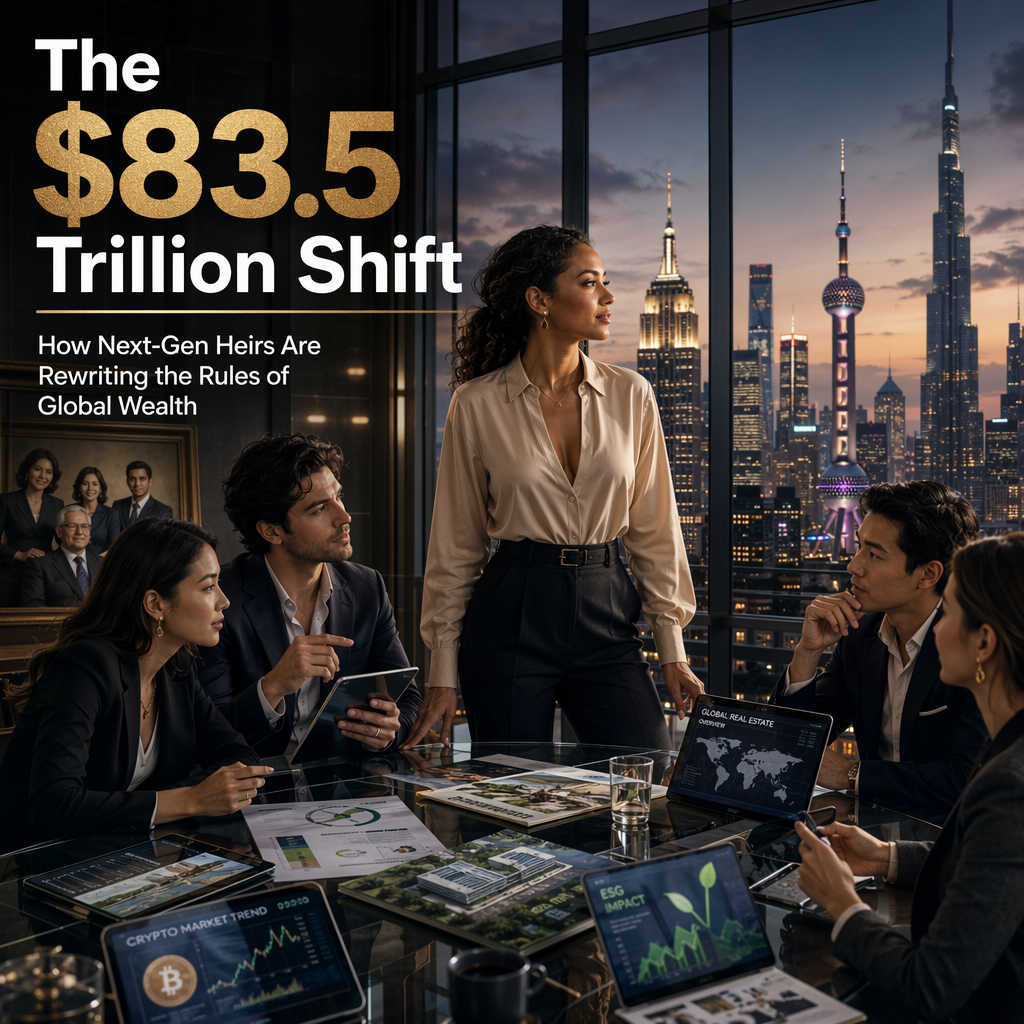 Trillions Set to Shift as Next Generation Heirs Redefine Global Wealth Investment