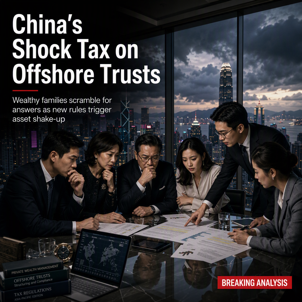 China Imposes Surprise 20% Tax on Offshore Trusts, Triggering Wealthy Families' Rush for Advice and Cash