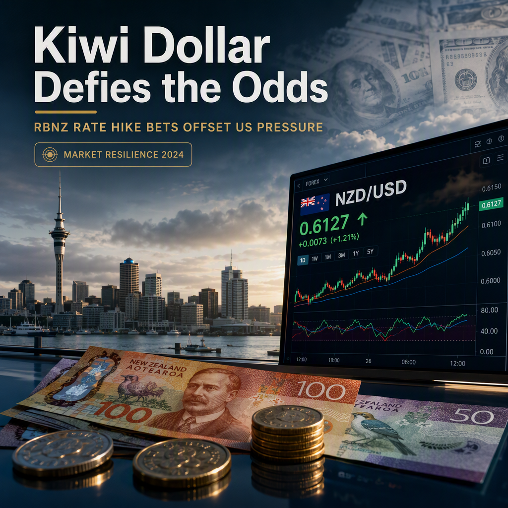 New Zealand Dollar Holds Firm Amid US Dollar Strength and RBNZ Rate Hike Speculation