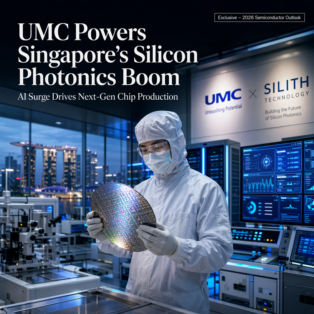 UMC Launches Mass Production of Silicon Photonics Wafers in Singapore Amid Rising AI Demand