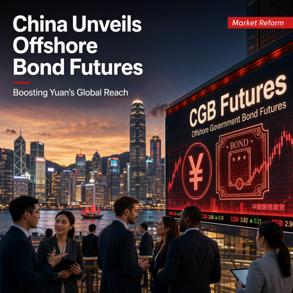 China Launches Offshore Government Bond Futures to Boost Yuan Internationalization