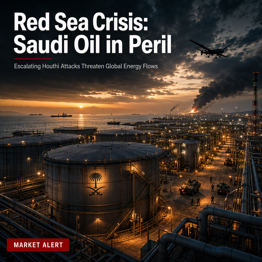 Saudi Oil Production Faces Unprecedented Threat Amid Escalating Houthi Attacks Near Red Sea
