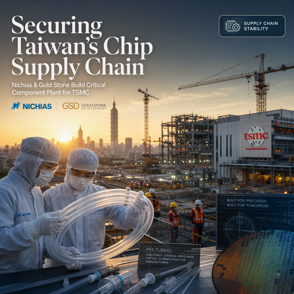 Nichias and Gold Stone Development to Build Critical Chipmaking Component Plant in Taiwan for TSMC Supply Chain Security