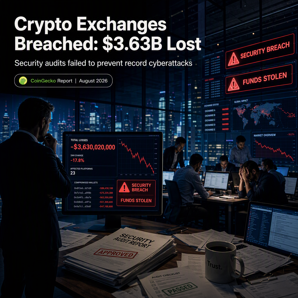 Crypto Platforms Lose Over $3.63 Billion to Cyberattacks Despite Security Audits