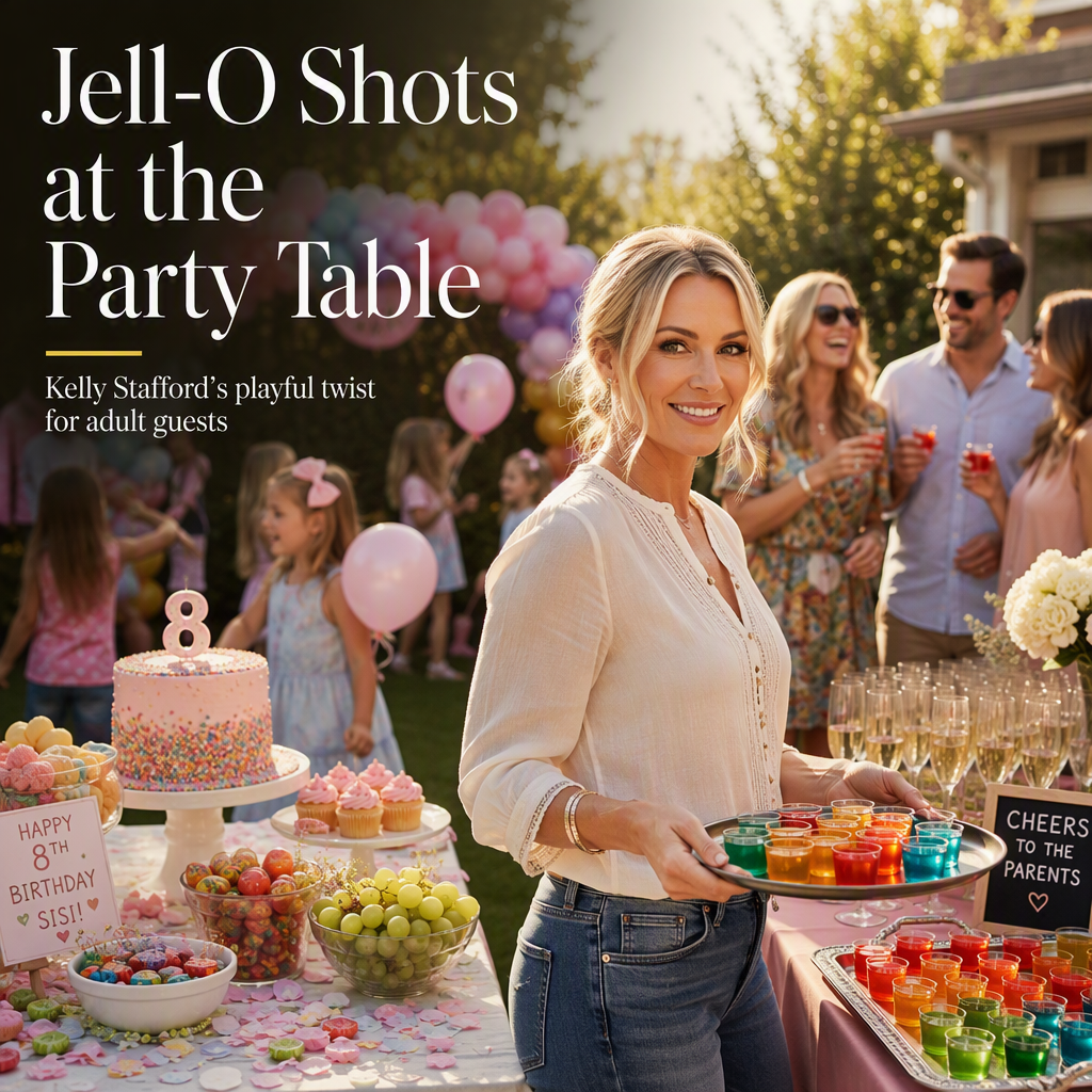 Kelly Stafford Brings Jell-O Shots to Daughter's 8th Birthday Party for Adult Guests