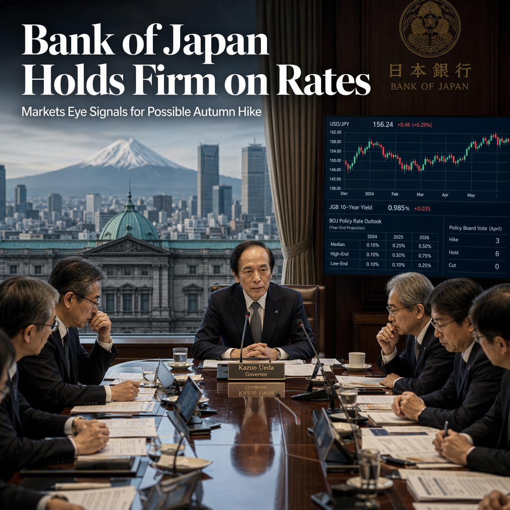 Bank of Japan Maintains Tightening Bias Amid Neutral Rate Debate, Markets Eye September/October Hike Possibility