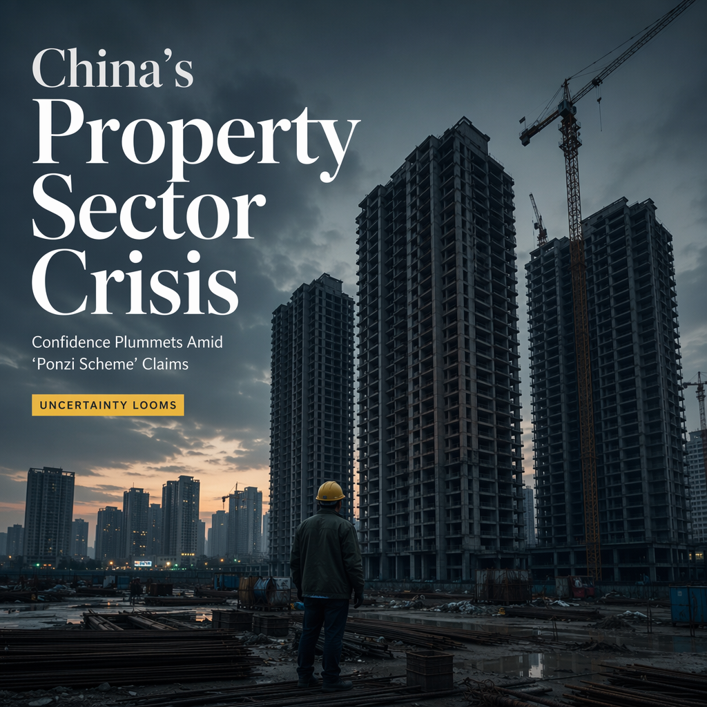 China's Property Sector Faces Crisis Amid 'Ponzi Scheme' Allegations and Plummeting Confidence