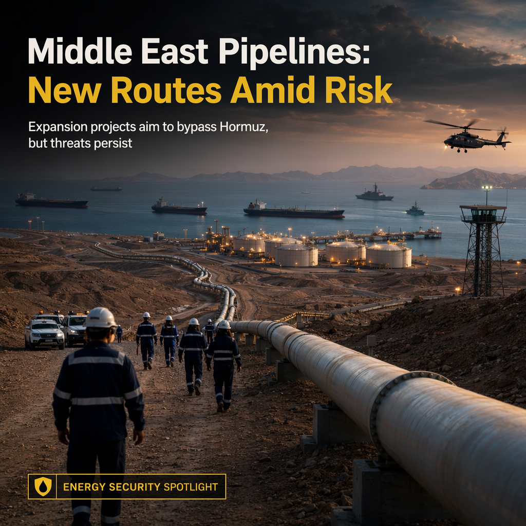 Middle East Ramps Up Pipeline Projects to Bypass Strait of Hormuz Amid Ongoing Iranian Threats
