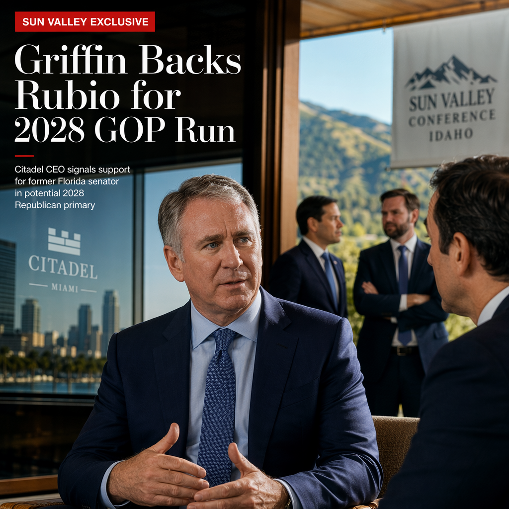 Citadel CEO Ken Griffin Signals Support for Rubio in Potential 2028 GOP Primary