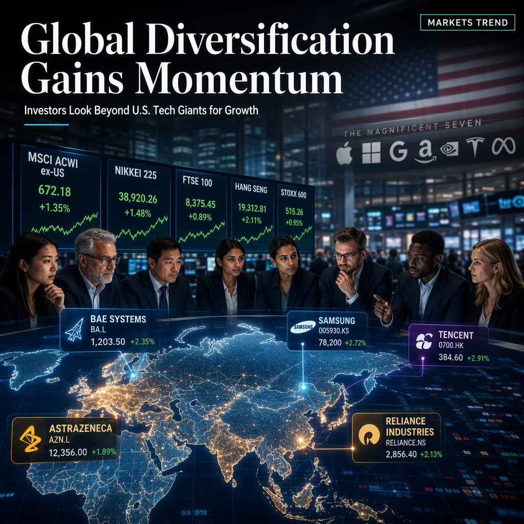 Investors Shift Toward International Equities as 'Magnificent Seven' Concentration Raises Diversification Concerns