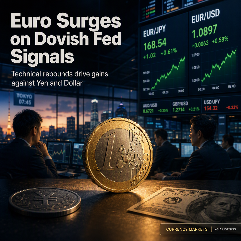 Euro Strengthens Against Yen and Dollar Amid Technical Rebounds and Dovish Fed Signals