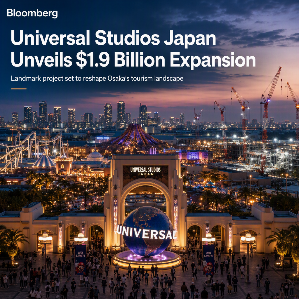Universal Studios Japan Plans Up to $1.9 Billion Expansion in Osaka