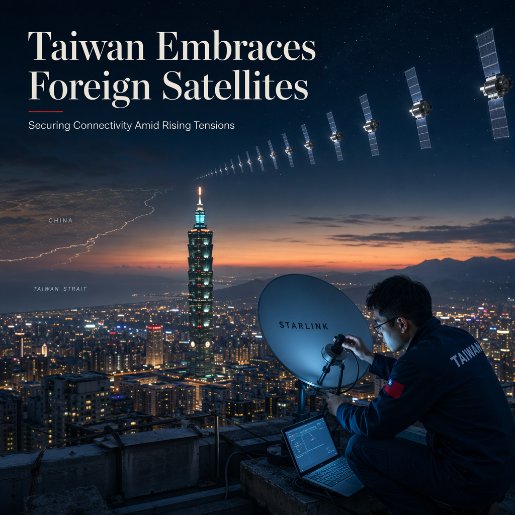 Taiwan Opens Door to Foreign Satellite Internet Providers Amid Security Concerns