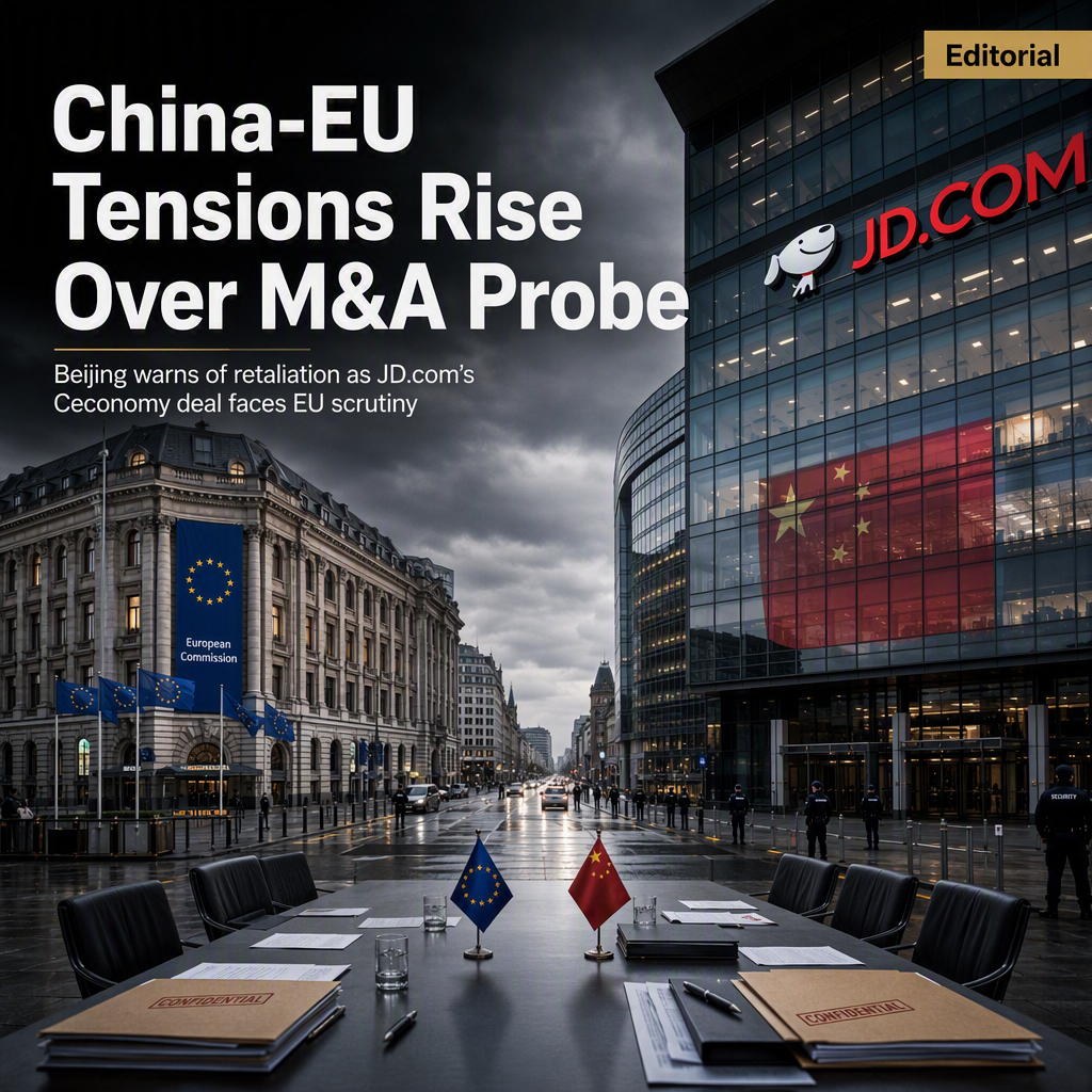 China Warns EU of Retaliation Over JD.com’s Ceconomy Acquisition Probe