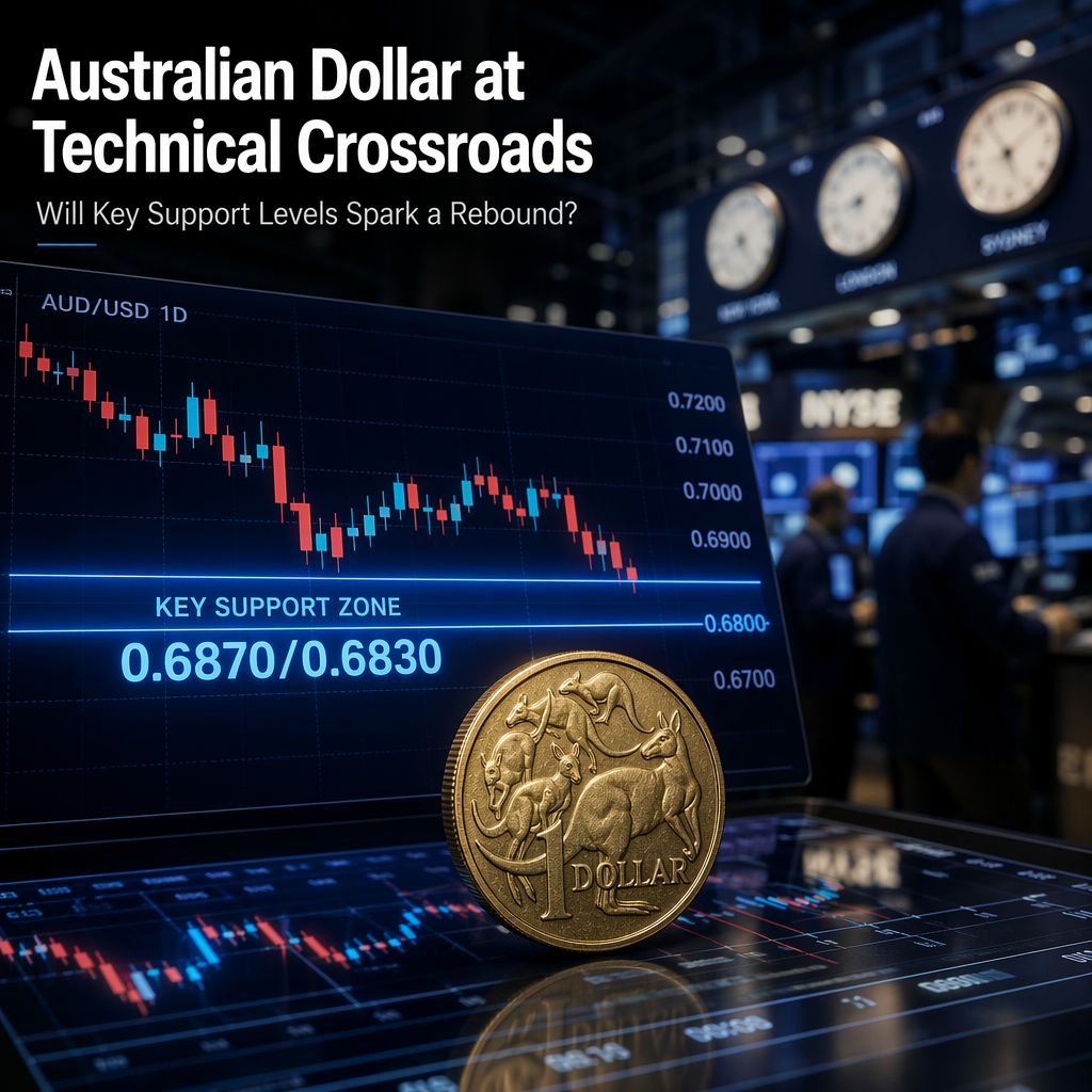 Australian Dollar Tests Key Support Levels Amid Rebound Potential Versus US Dollar