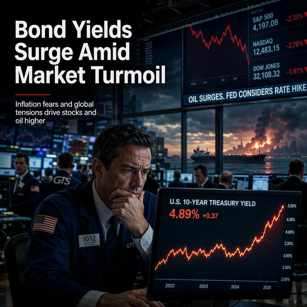 Bond Yields Hit Multi-Year Highs as Inflation Fears Trigger Stock Selloff and Oil Price Surge