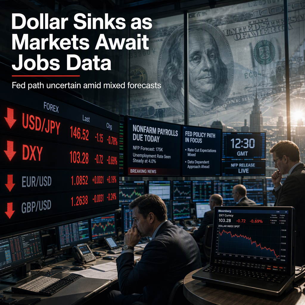 US Dollar Weakens Ahead of September Nonfarm Payrolls as Markets Eye Fed Policy Path