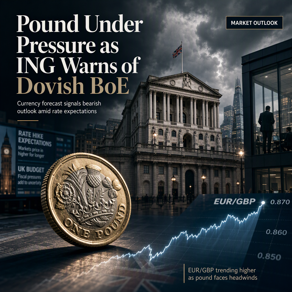 ING Predicts Bearish Outlook for British Pound Amid BoE Rate Expectations