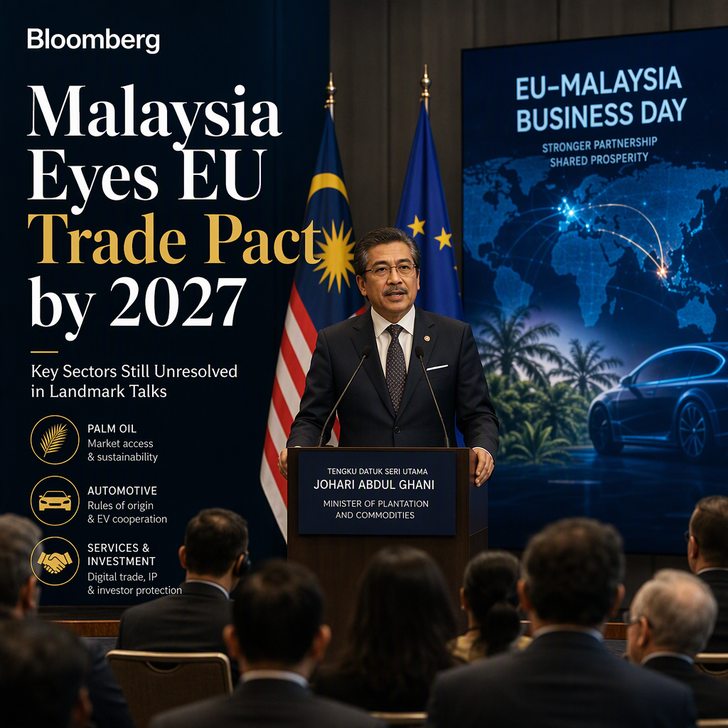 Malaysia Targets June 2027 for EU Trade Deal Amid Ongoing Negotiations