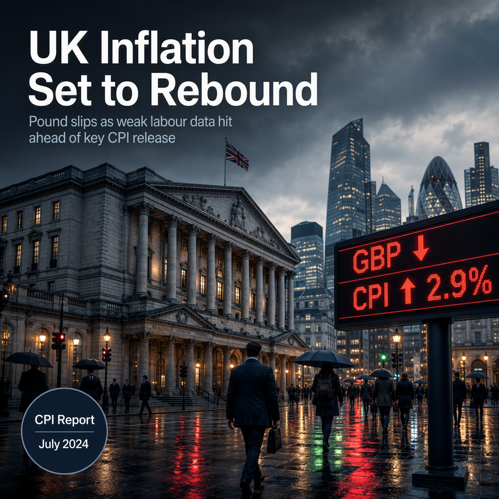 UK Inflation Set to Rebound as Pound Slips on Weak Labour Data Ahead of CPI Release