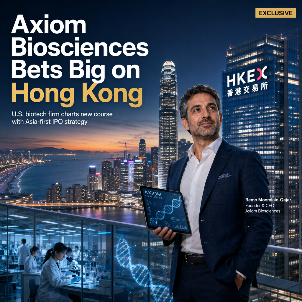 Axiom Biosciences Charts Unconventional Path with Planned Hong Kong IPO Ahead of U.S. Listing