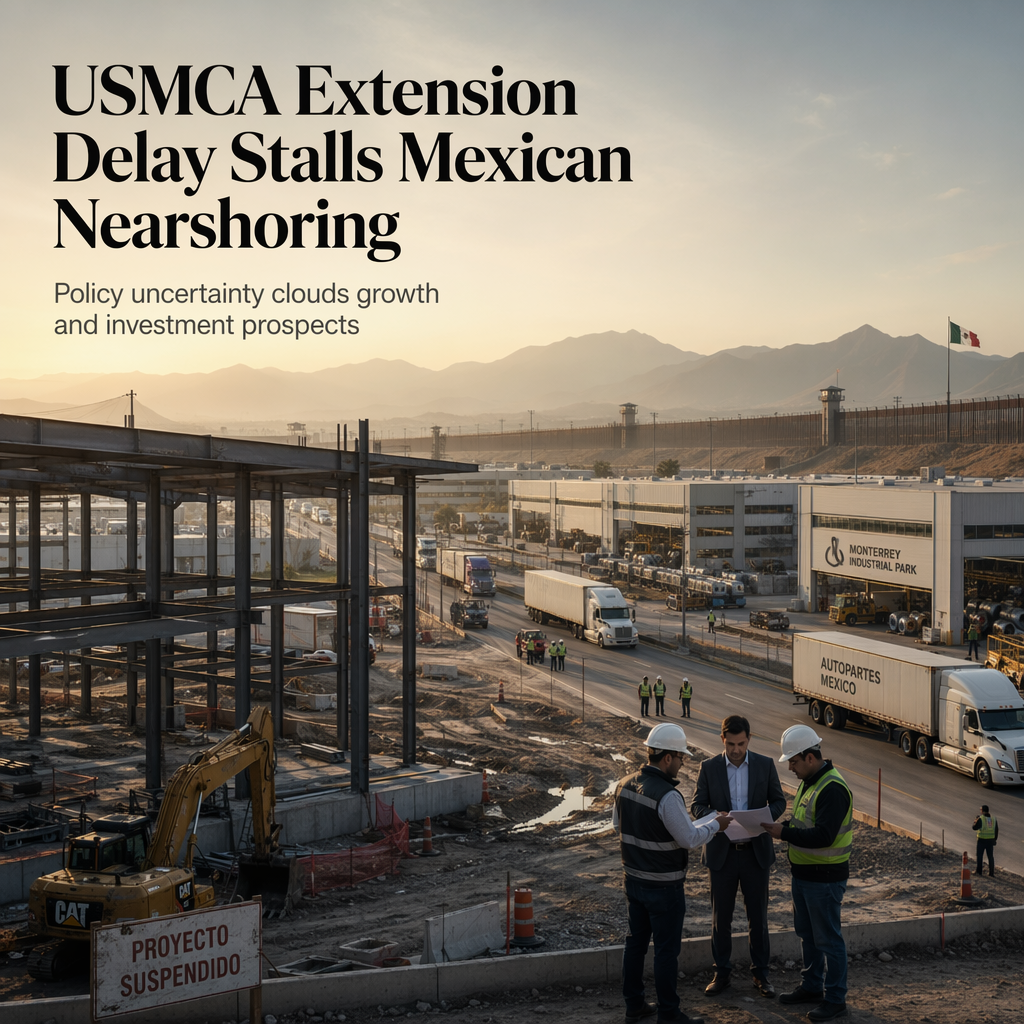USMCA Extension Delay Fuels Investment Uncertainty for Mexican Nearshoring Projects