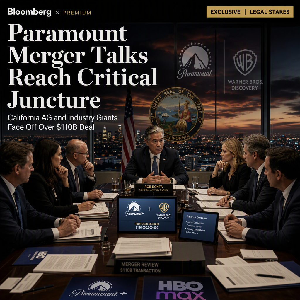 Paramount, California AG Set to Meet Over $110 Billion Warner Bros. Discovery Merger Lawsuit