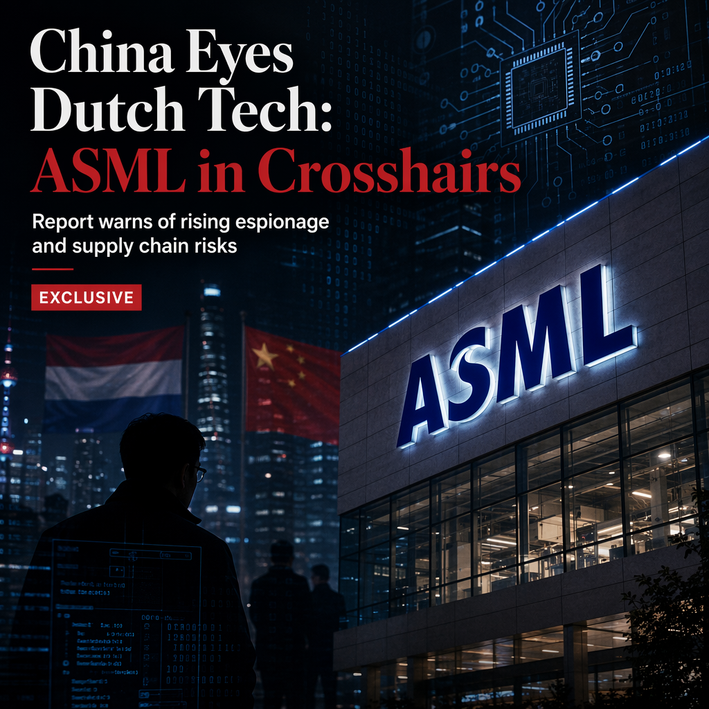 Report Warns of Chinese Economic Statecraft Targeting Dutch Tech Sector, Citing ASML