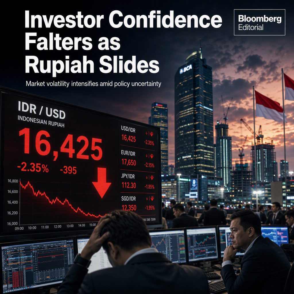 Investor Confidence Wanes as Indonesia's Ambitious Economic Policies Weaken Rupiah and Stir Market Volatility