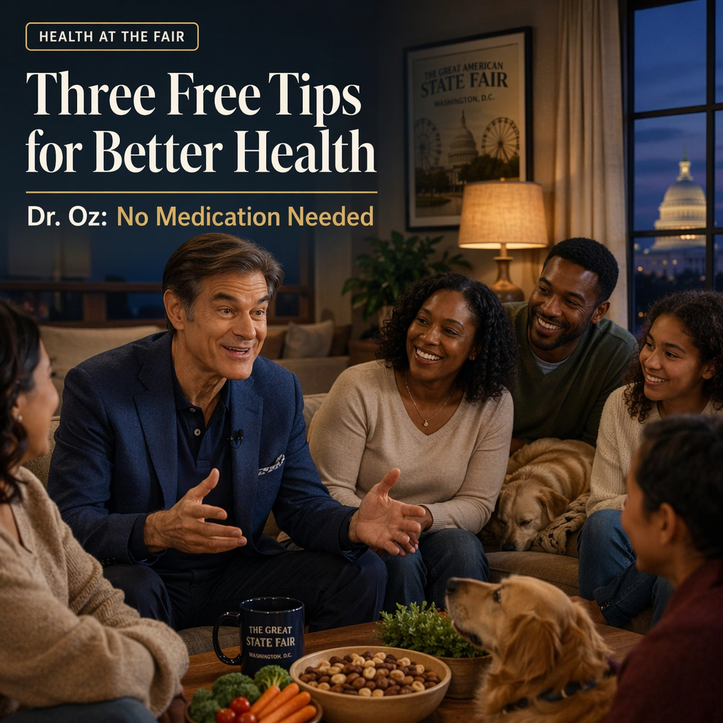 Dr. Oz Shares Three Free Tips to Boost Health Without Medication