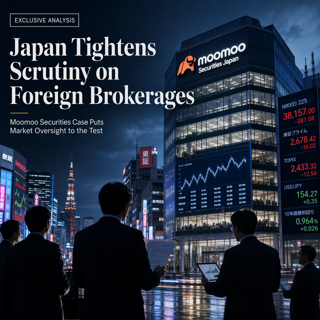Japan’s FSA Targets Moomoo Securities, Sparking Scrutiny of Foreign Brokerages