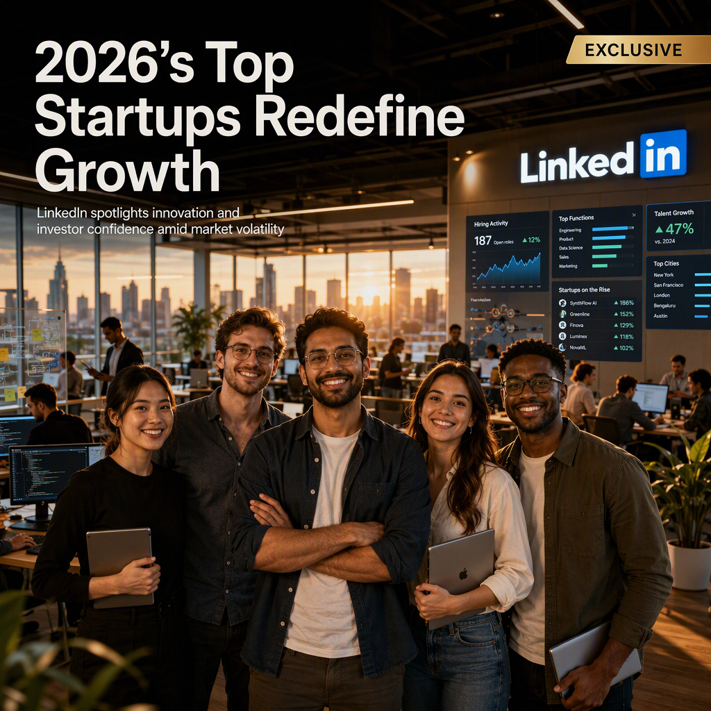 LinkedIn Unveils 2026 Top Startups List, Spotlighting Rapid Growth and Investor Confidence
