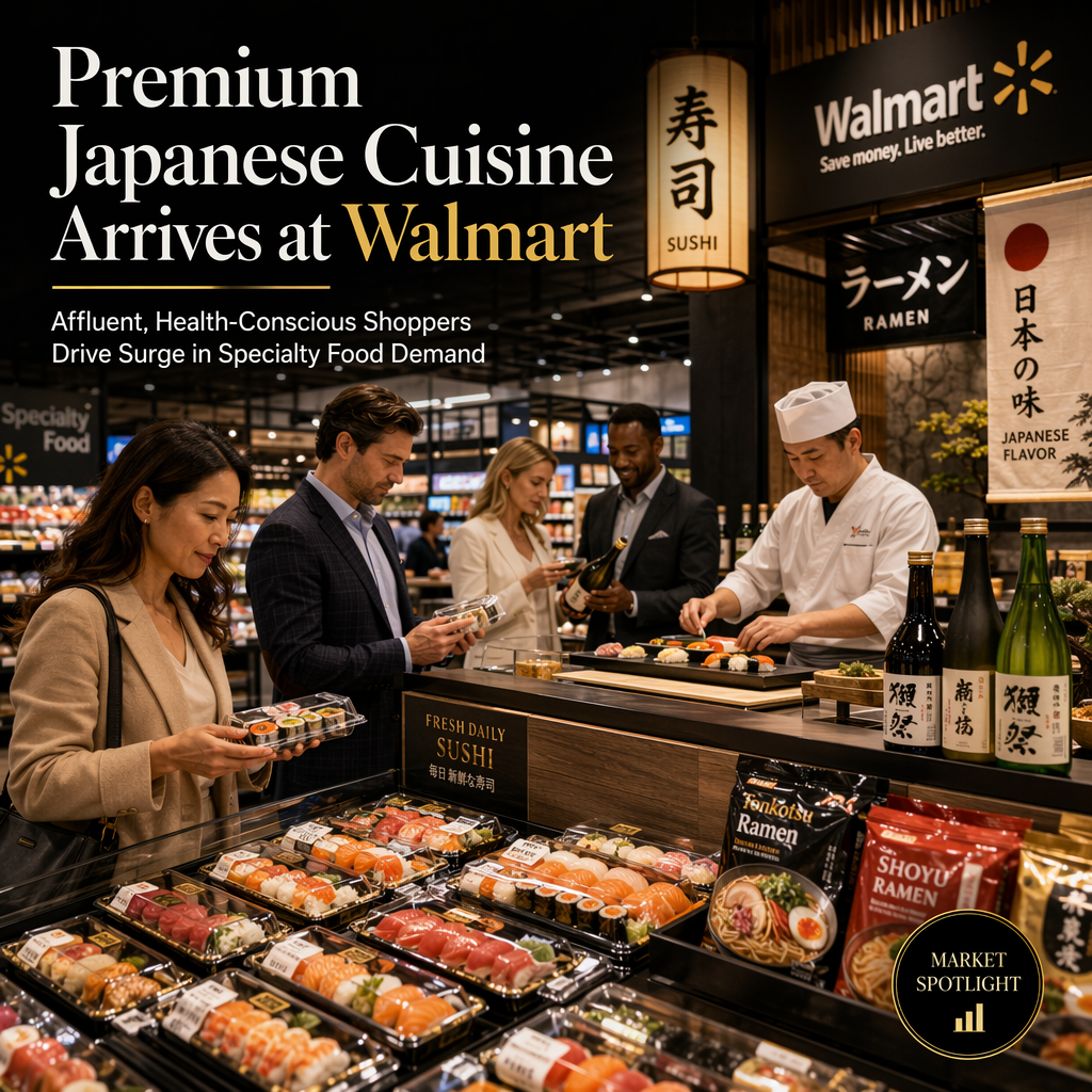 Walmart Expands Japanese Food Offerings to Attract Affluent, Health-Conscious U.S. Shoppers Amid Inflation