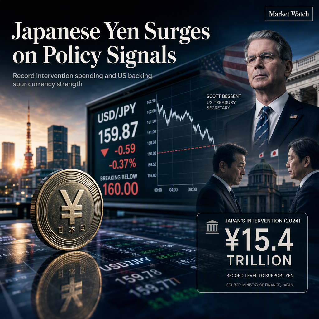 Japanese Yen Strengthens as US Treasury Secretary Bessent Signals Potential Policy Support