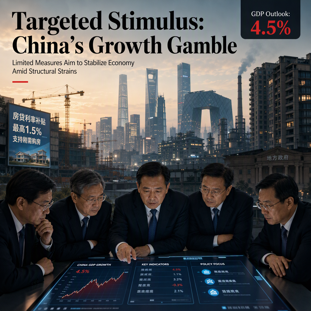 China Implements Targeted Stimulus to Support Growth Amid Structural Challenges