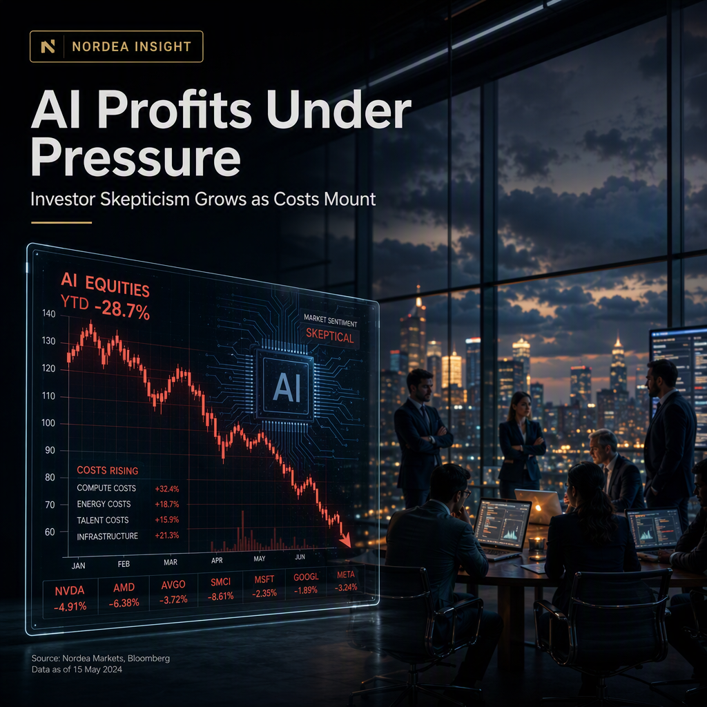 Nordea Flags Rising Investor Skepticism and Profitability Challenges for AI Equities