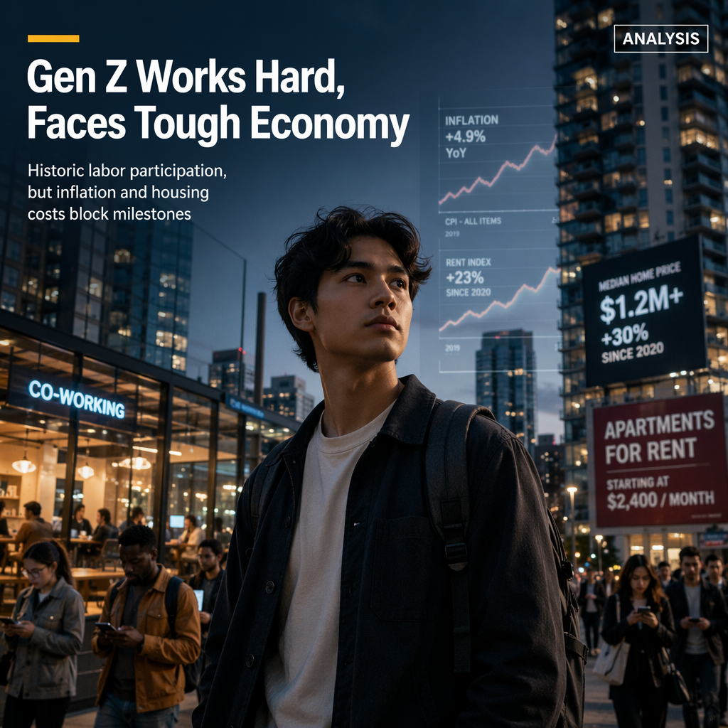 Gen Z Faces Economic Hurdles Despite Strong Labor Participation, Experts Say