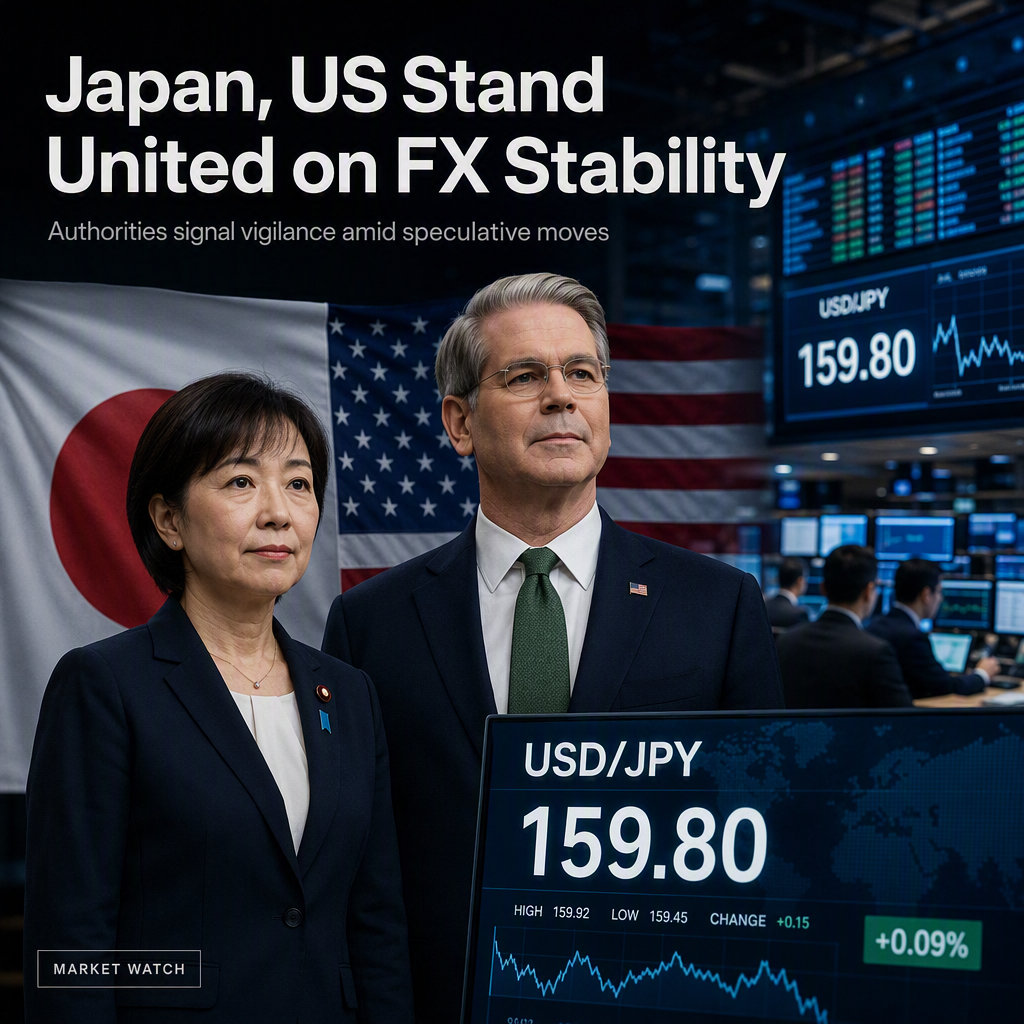 Japan and US Reaffirm Commitment to Coordinated FX Action Amid Rising Speculative Moves