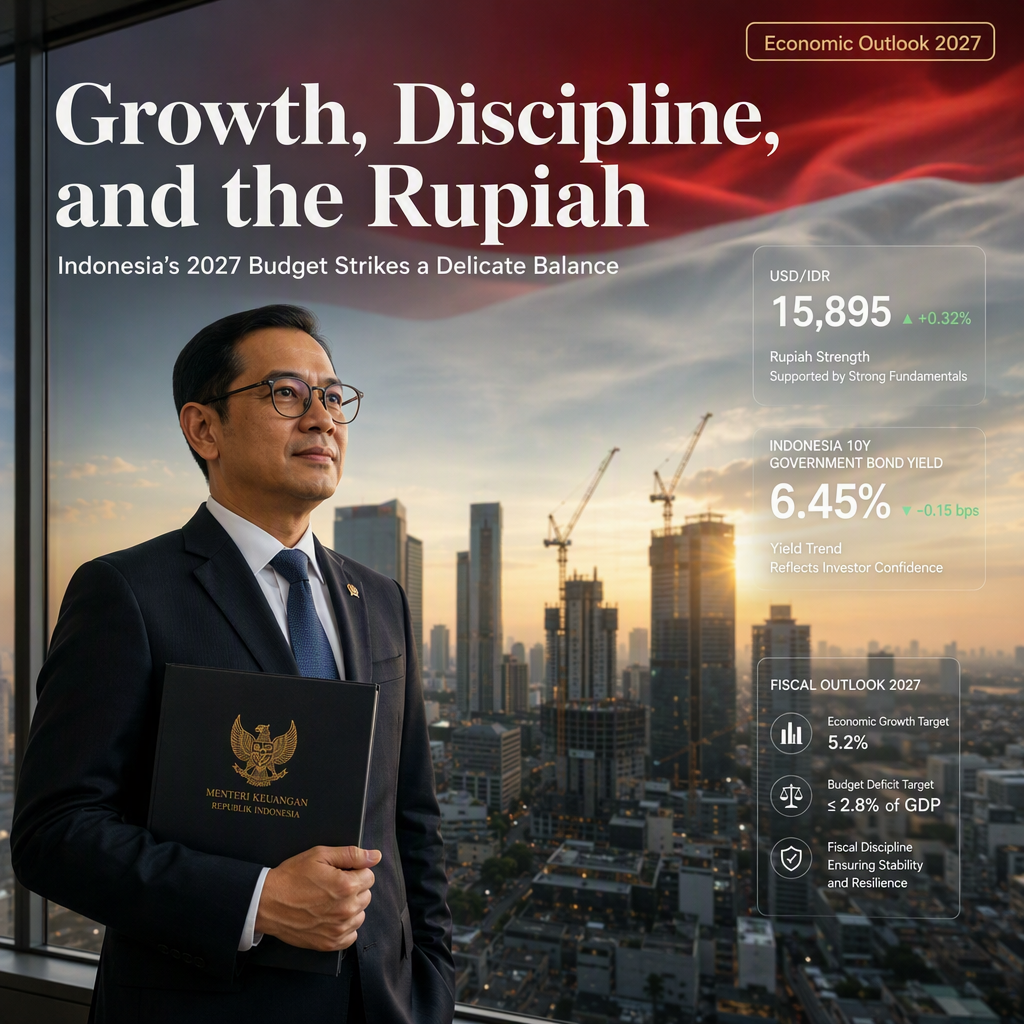 Indonesia’s 2027 State Budget Targets Growth and Fiscal Discipline to Support Rupiah Stability