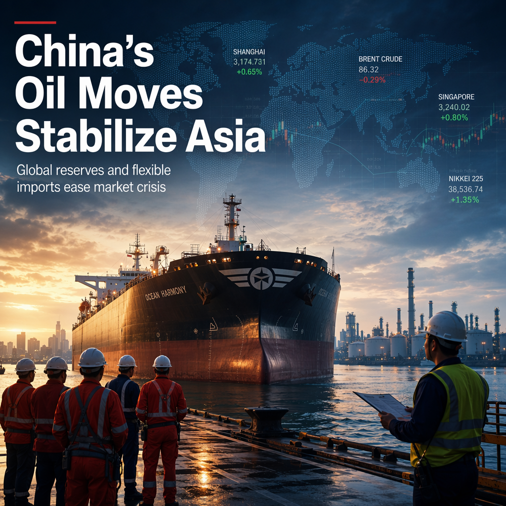 China's Flexible Oil Imports and Global Reserve Release Stabilize Asian Markets Amid Iran Conflict