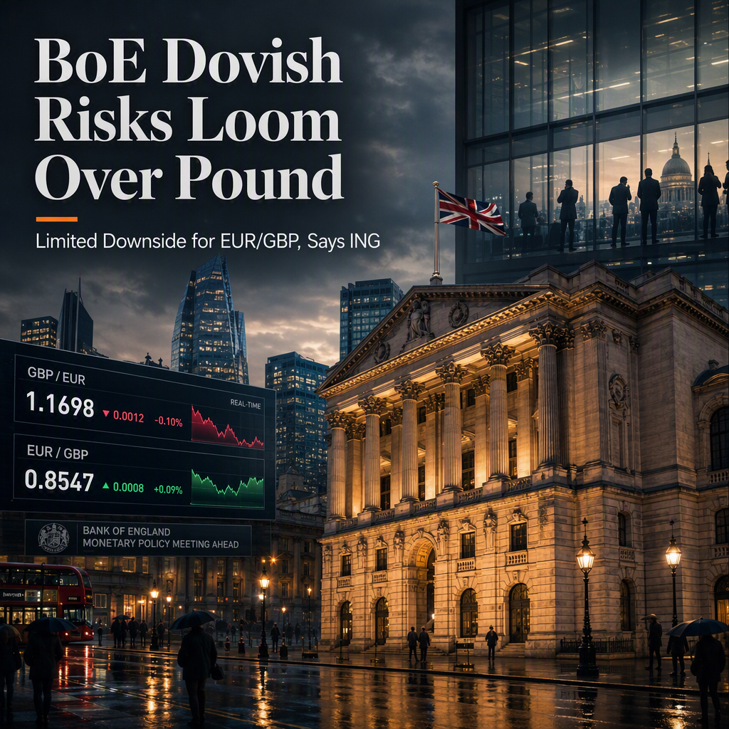 ING Flags Dovish Risks for Bank of England, Sees Limited Downside for EUR/GBP