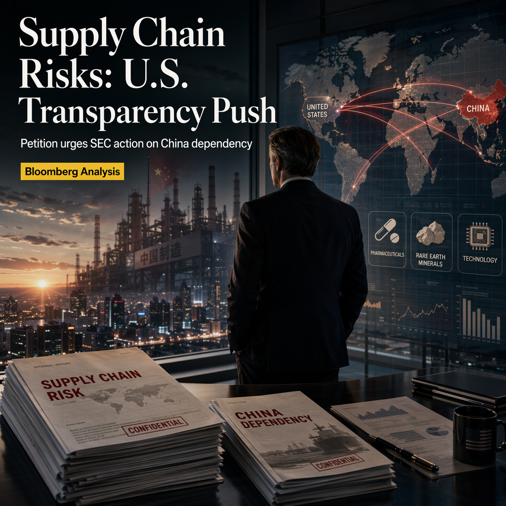 SEC Petition Calls for Greater Transparency on U.S. Corporate Supply Chain Risks Tied to China