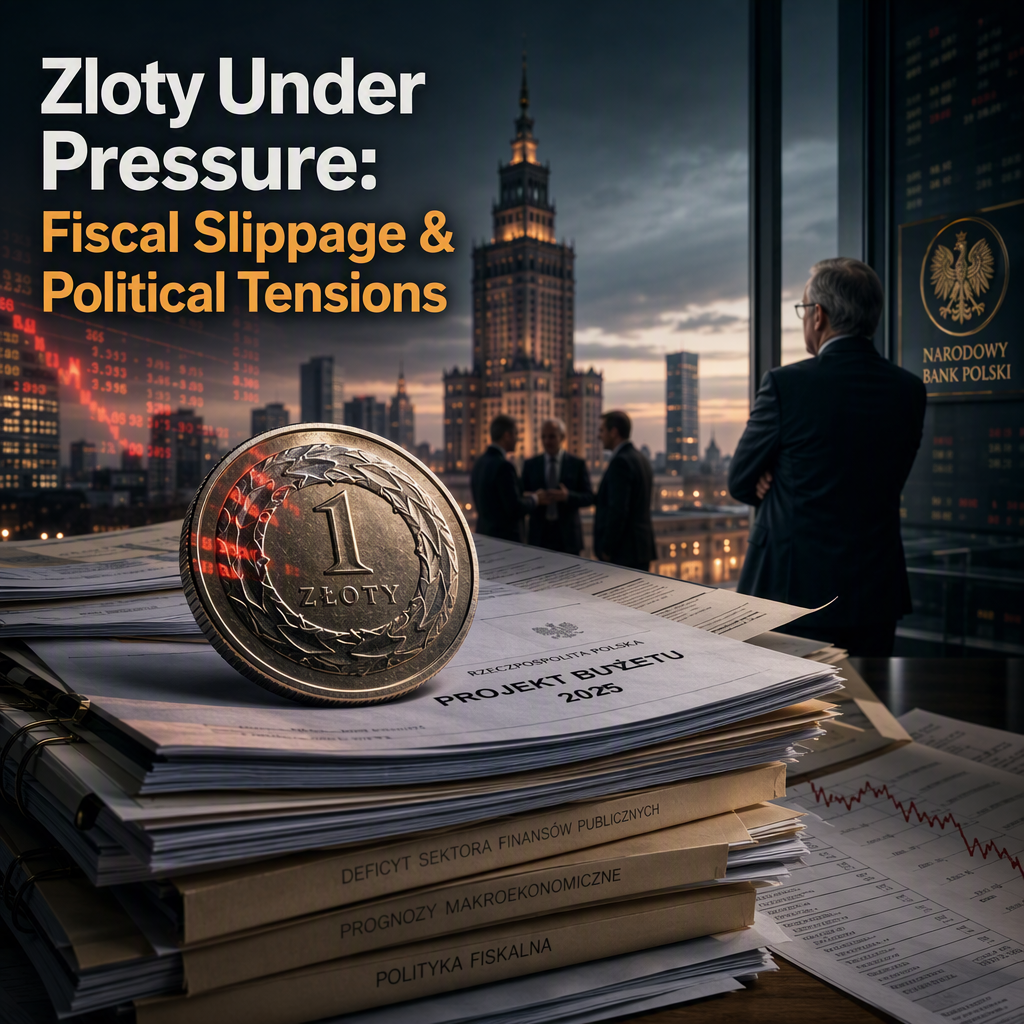Polish Zloty Faces Pressure Amid Fiscal Slippage and Cautious Central Bank Stance