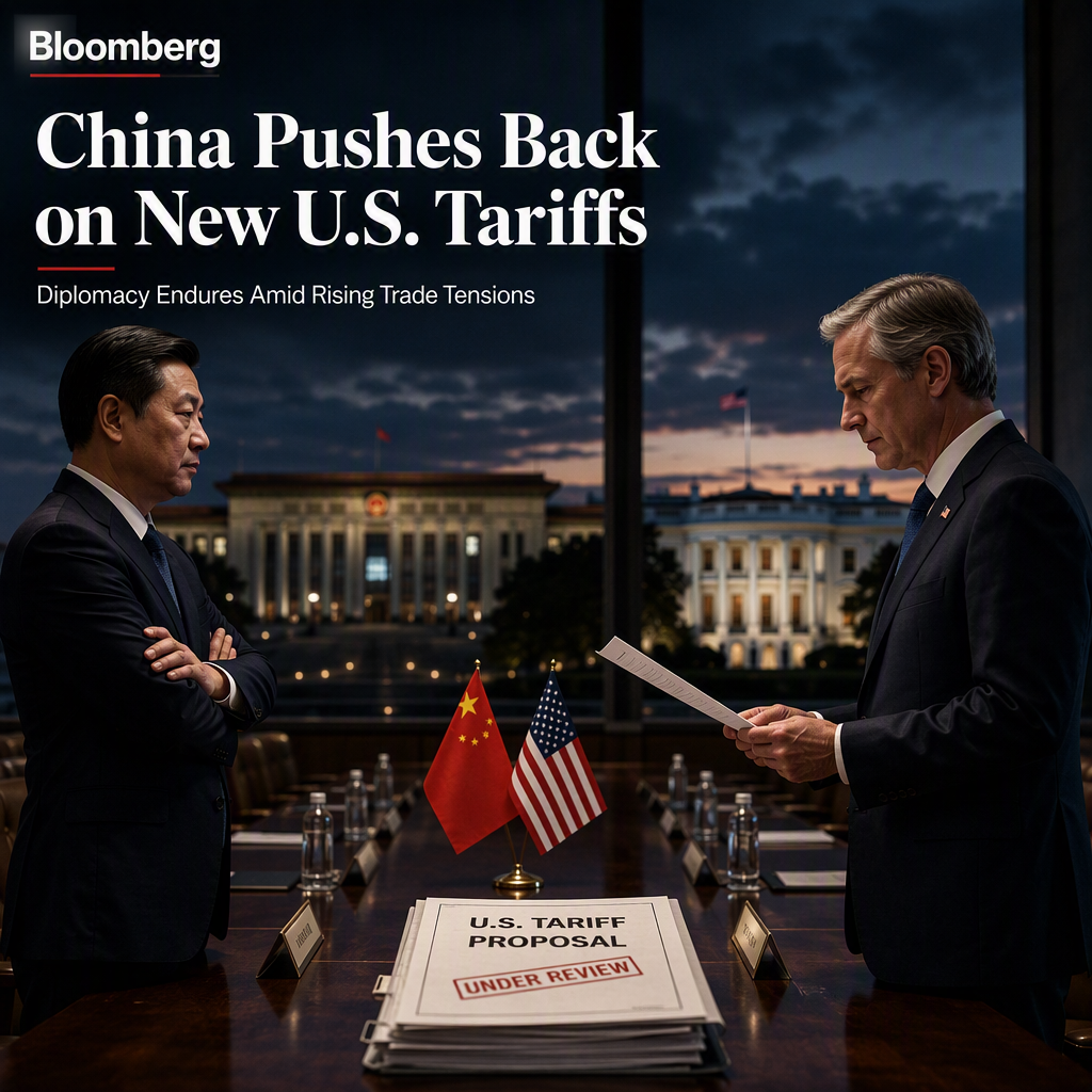 China Opposes Potential New U.S. Tariffs but Keeps Diplomatic Channels Open